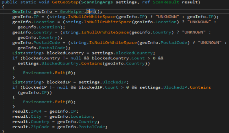 Geo Location Enumeration